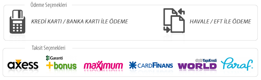 kredi kartı ile ödeme
